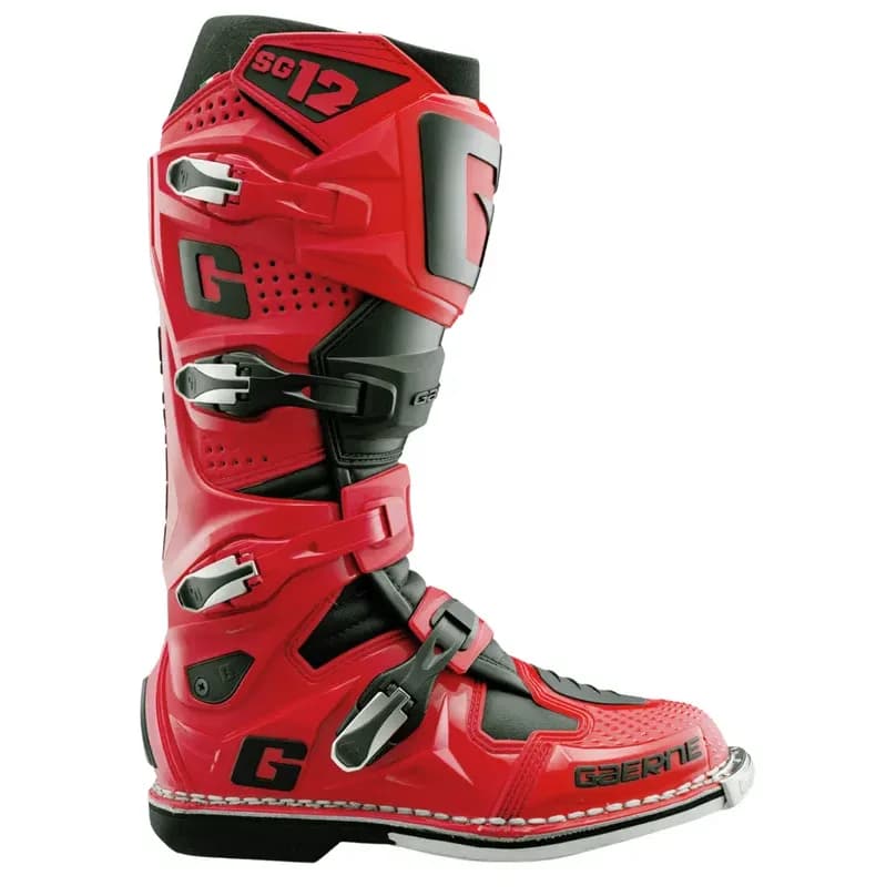 بوت کراسی موتورسواری GAERNE مدل SG12 RED BLACK — تصویر ۲