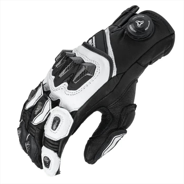 دستکش چرم زمستانی استار مدل SKG 553 BLACK WHITE