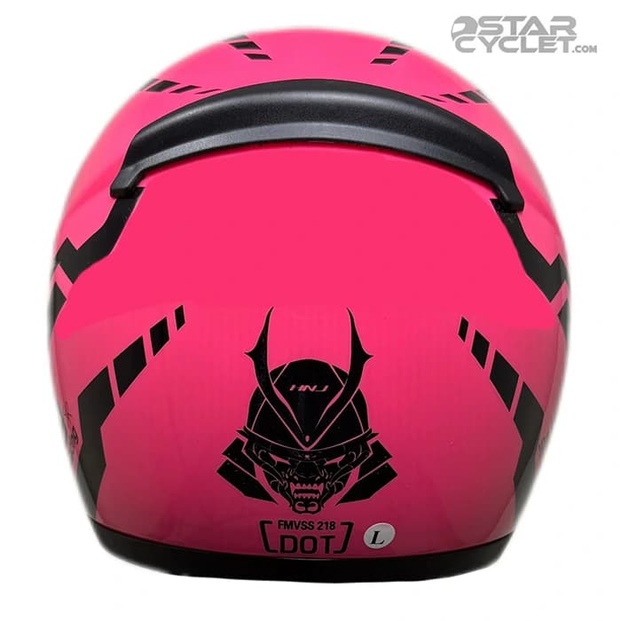 کلاه کاسکت فک ثابت اچ ان جی مدل F939 PINK999 — تصویر ۵