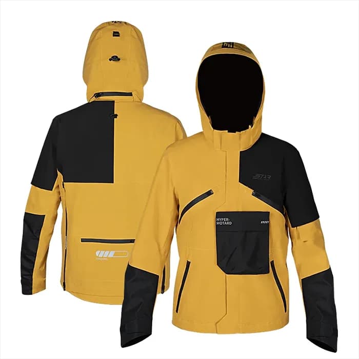 کاپشن چهارفصل موتور سواری استارفیلد مدل SKJ831 YELLOW
