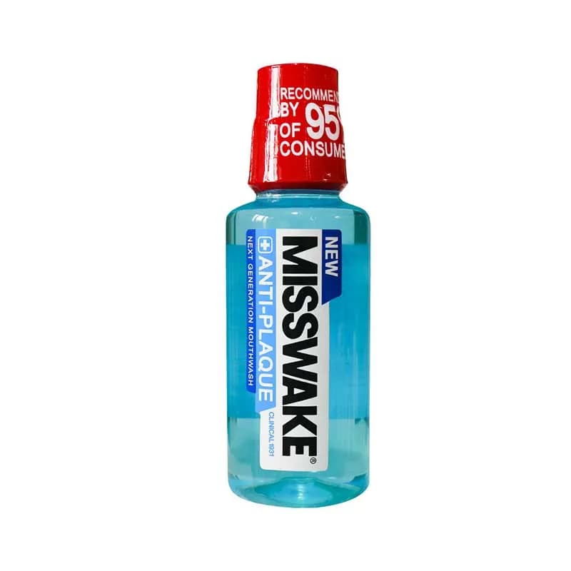 دهان شویه میسویک آنتی پلاک حجم 400 میلی لیتر Misswake Dental Plaque