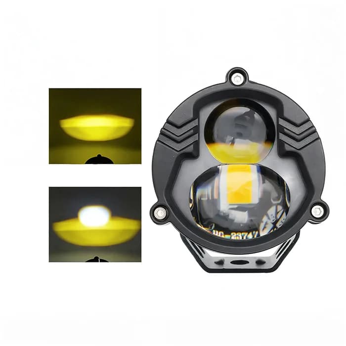 پروژکتور موتور سیکلت دو لنز مدل LED LIGHT M-N-24W — تصویر ۲