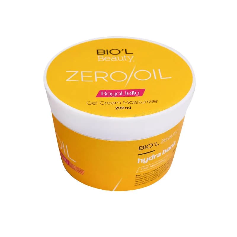 كرم كاسه ای مرطوب کننده پوست بیول مدل Zero Oil حاوی عصاره رویال ژلی حجم 200 ميل