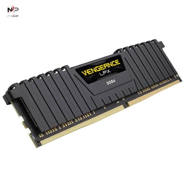 رم کامپیوتر CORSAIR تک کاناله 4 گیگابایت با فرکانس 2400 مگاهرتز سری Vengeance LPX
