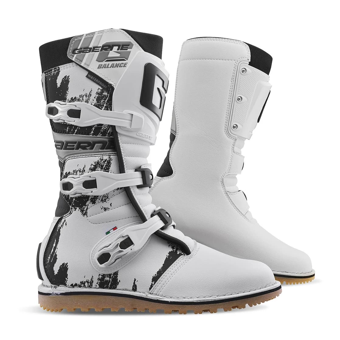 بوت کراسی موتورسواری GAERNE مدل BALANCE XTR WHITE BLACK