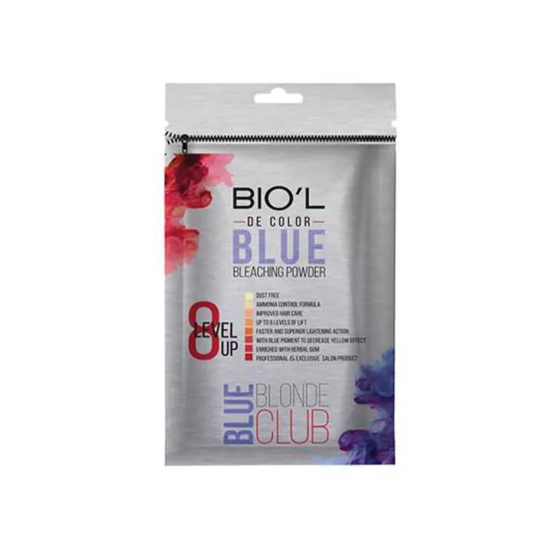 پودر دکلره آبی فاقد غبار بیول BIOˊL وزن 50 گرم