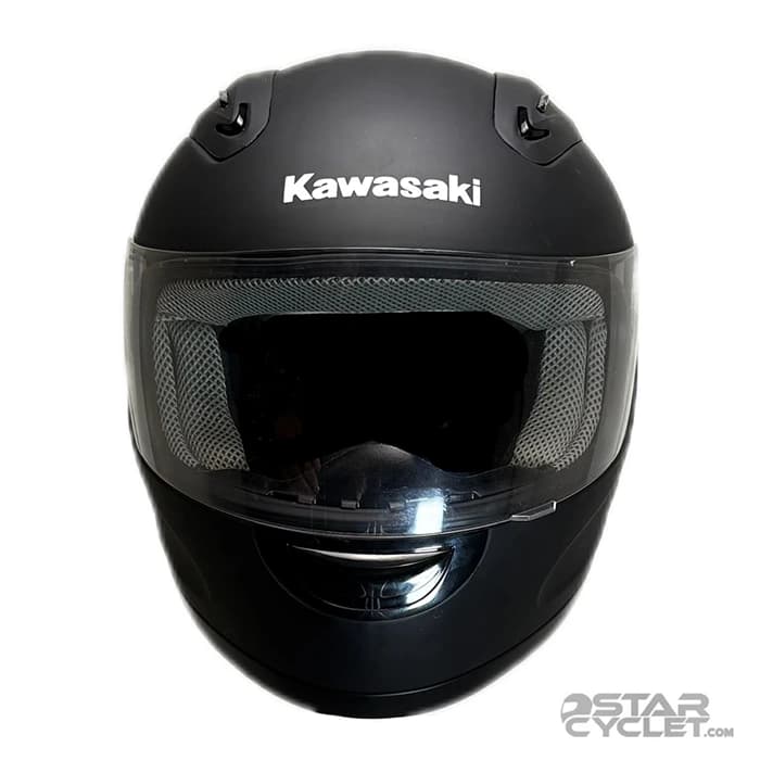 کلاه کاسکت فک ثابت کاوازاکی مدل NINJA MATT BLACK — تصویر ۳