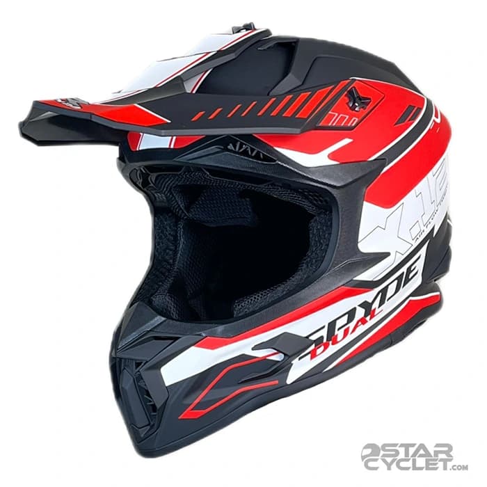 کلاه کاسکت کراسی RAPIDO مدل 635 MATT BLACK ORANGE