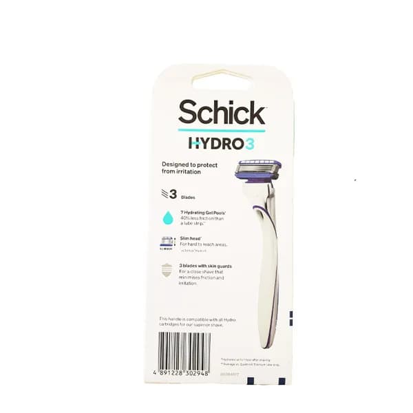 خودتراش 3 لبه هایدرو شیک تک تیغ HYDRO 3 Schick — تصویر ۲