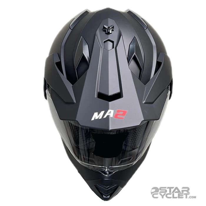 کلاه کاسکت ادونچری MA2 مدل 902 MATT BLACK — تصویر ۵