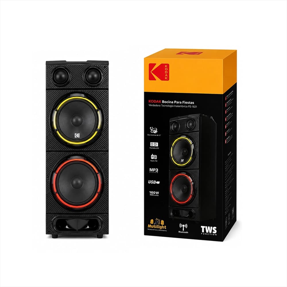 اسپیکر بلوتوثی کداک مدلKodak PRPS-1821 قابل حمل — تصویر ۲