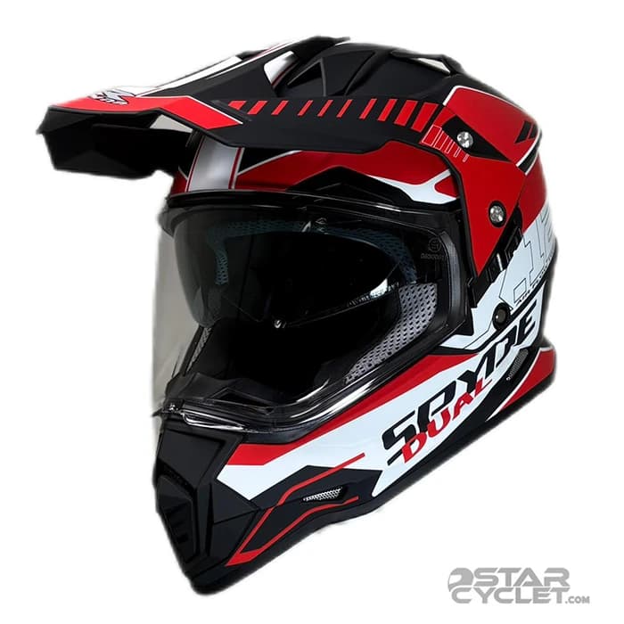 کلاه کاسکت اندروی RAPIDO مدل 632 BLACK WHITE RED