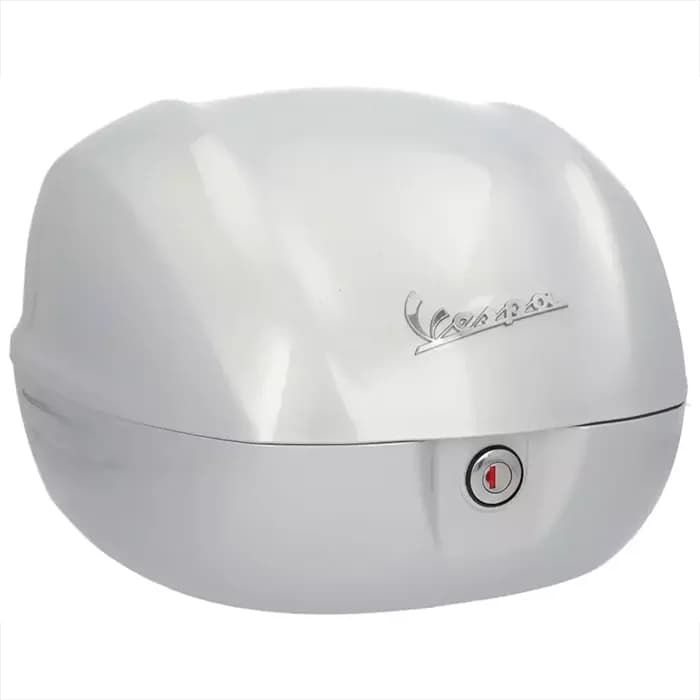 باکس موتورسیکلت همراه پشتی PIAGGIO مدل VESPA WHITE