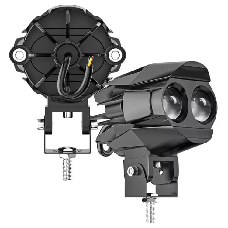 پروژکتور موتور سیکلت دو لنز مدل LED LIGHT — تصویر ۲