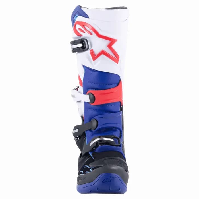 بوت کراسی ALPINESTAR مدل BLACK BLUE WHITE TECH 7 — تصویر ۴