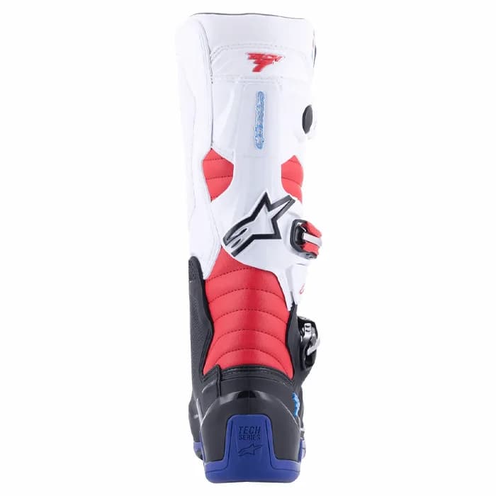 بوت کراسی ALPINESTAR مدل BLACK BLUE WHITE TECH 7 — تصویر ۵