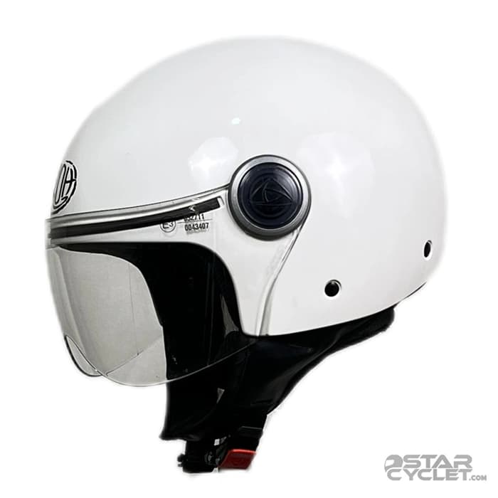 کلاه کاسکت بدون فک آیرو مدل compact WHITE — تصویر ۲