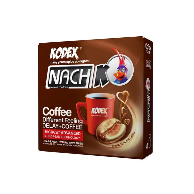 کاندوم ناچ کدکس کافی بسته 3عددی Coffee +Delay