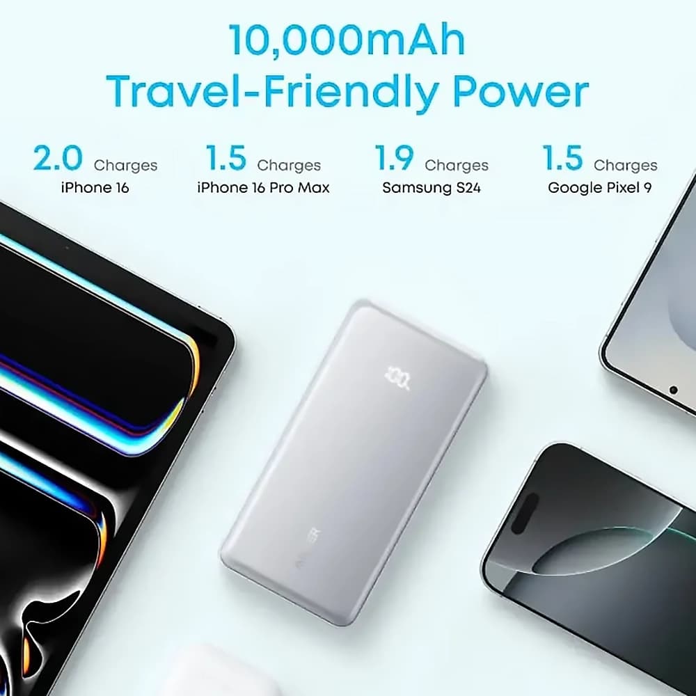 پاوربانک انکر مدل A110D ظرفیت 10000 میلی آمپر ساعت — تصویر ۷