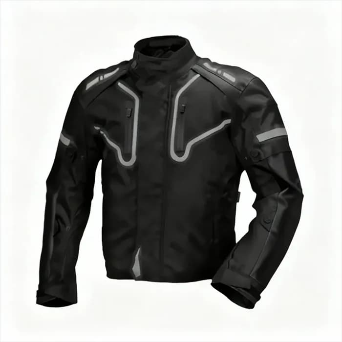 کاپشن چهارفصل موتورسواری استیت مدل تورس BLACK