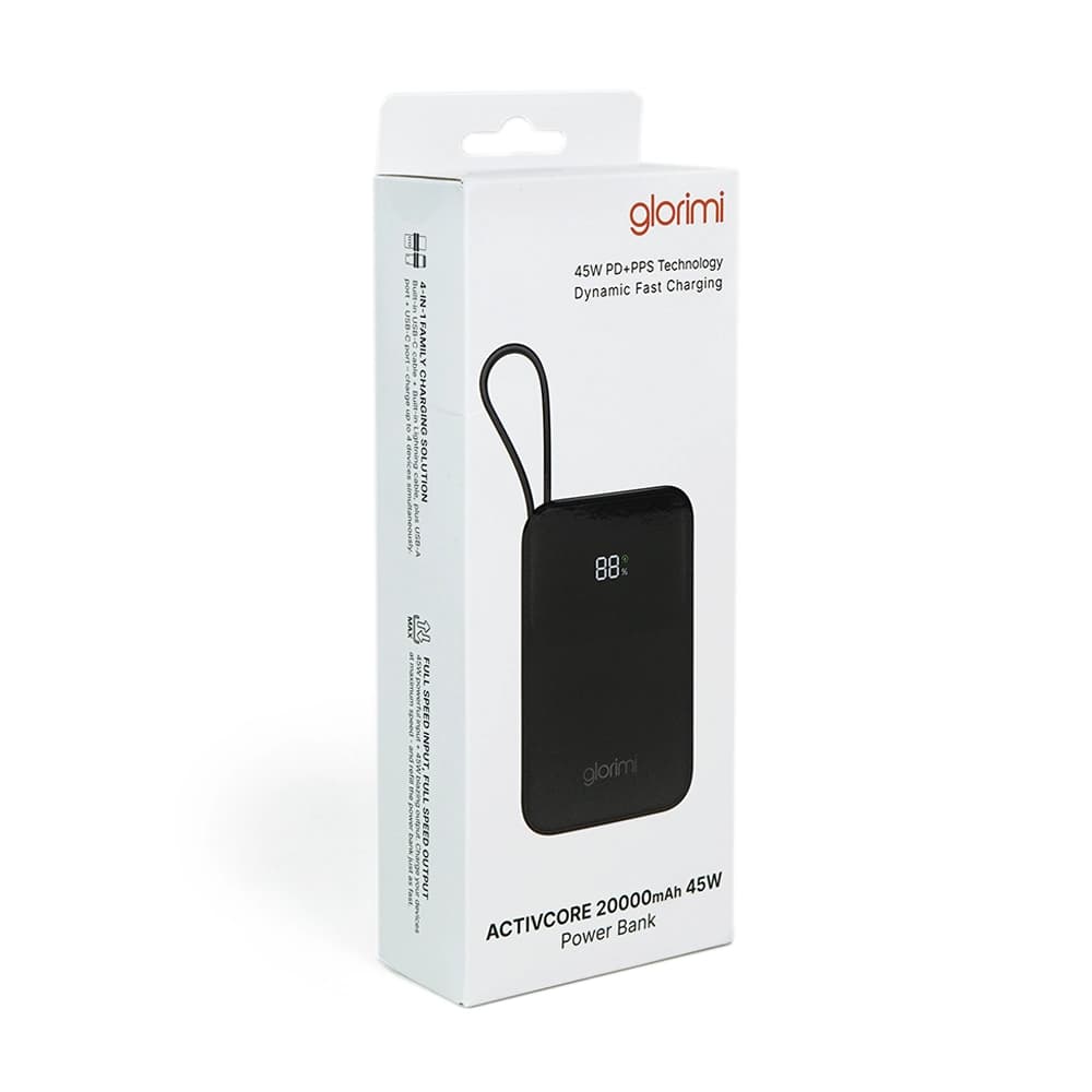 پاور بانک گلوریمی مدل Glorimi Activecore 20000mAh 45W — تصویر ۸