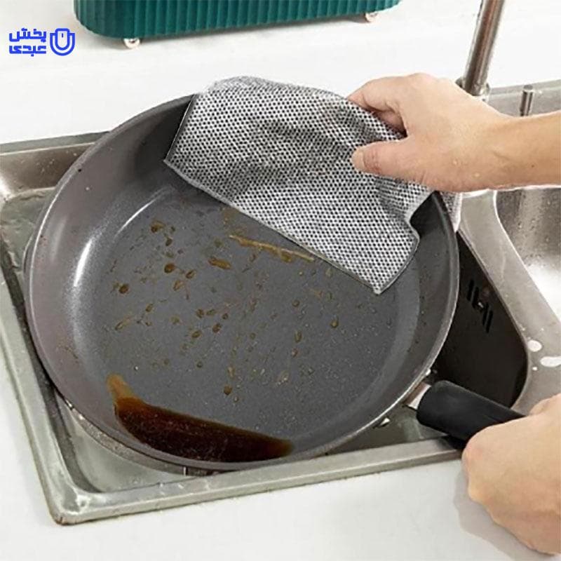 اسکاچ توری 5 عددی دو لایه سایز 25×25 رنگی — تصویر ۲