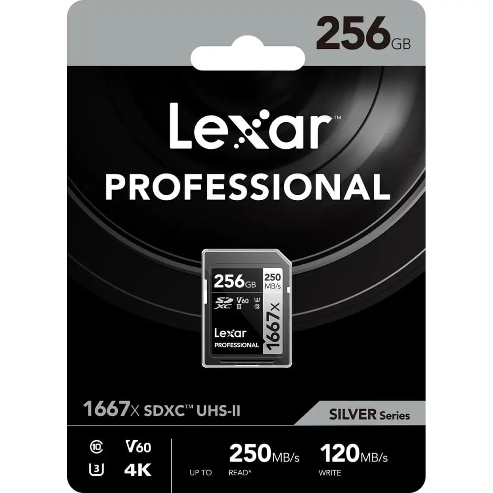 کارت حافظه Lexar 256GB Professional 1667x UHS II SDXC — تصویر ۳