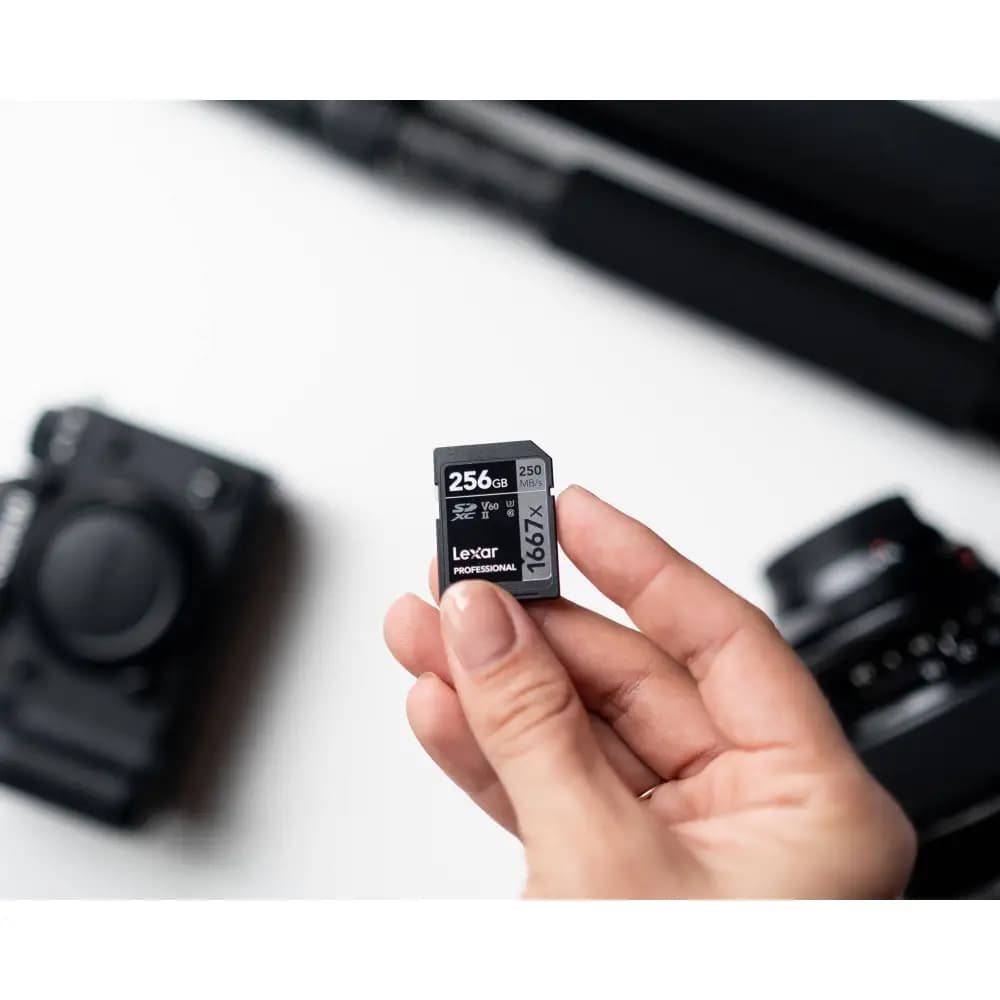 کارت حافظه Lexar 256GB Professional 1667x UHS II SDXC — تصویر ۲