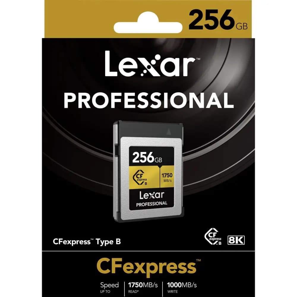 کارت حافظه CFexpress لکسار مدل Professional استاندارد Type B سرعت 1750MB/s ظرفیت 256 گیگابایت — تصویر ۴