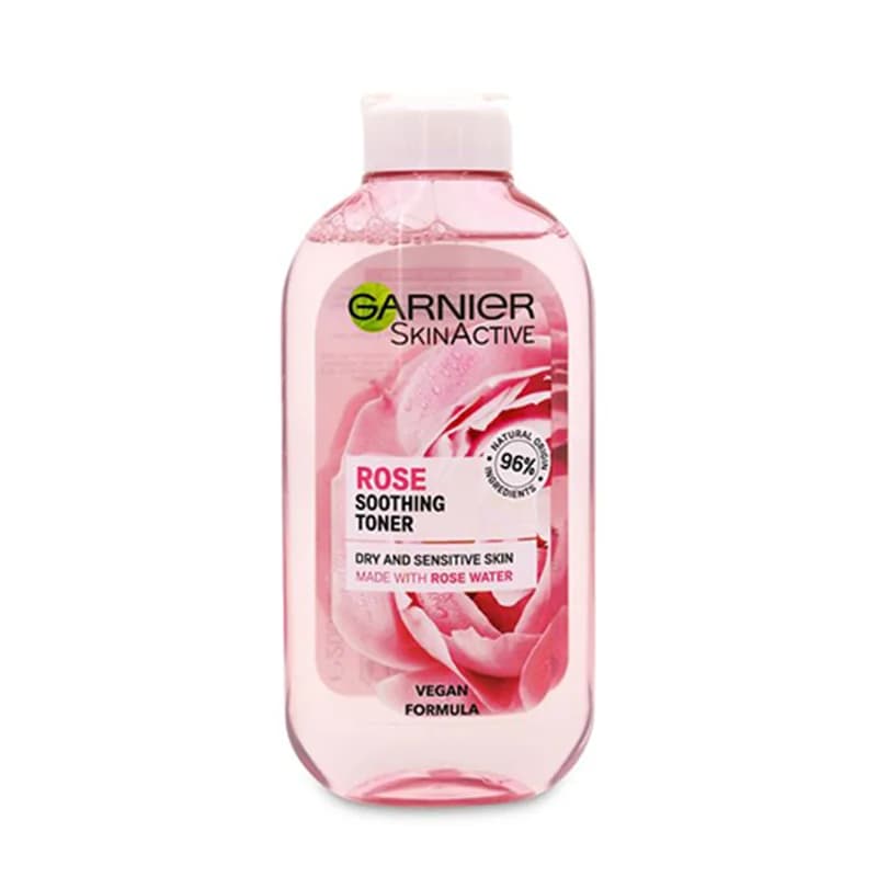 تونر صورت آبرسان و روشن‌کننده گل رز گارنیر – Garnier Rose Toner