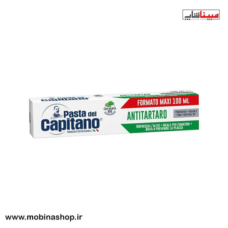 خمیر دندان ضد جرم نعنایی کاپیتانو