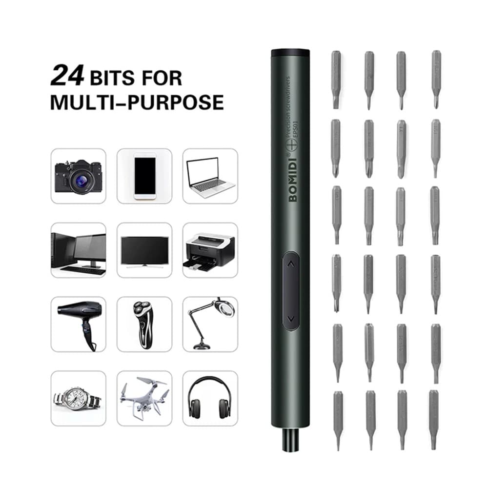 ست پیچ گوشتی شارژی شیائومی Bomidi 24 in 1 Electric screwdriver set EPS01 — تصویر ۵