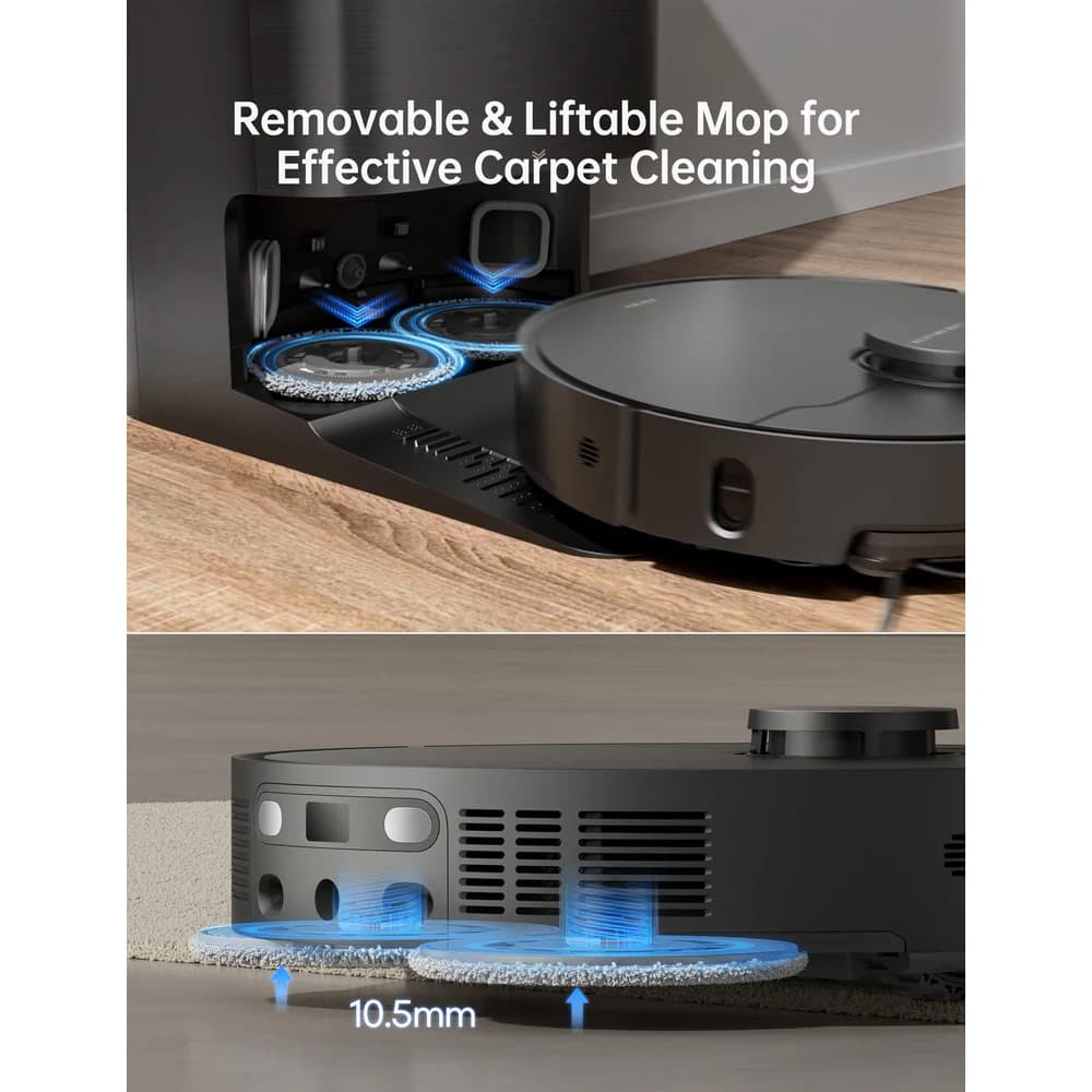 جارو رباتیک هوشمند شیائومی مدل Dreame X40 Ultra Robot Vacuum — تصویر ۳
