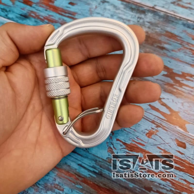 کارابین پیچ گلابی شکل فنردار استریک ادلراید EDELRID STRIKE FG — تصویر ۶