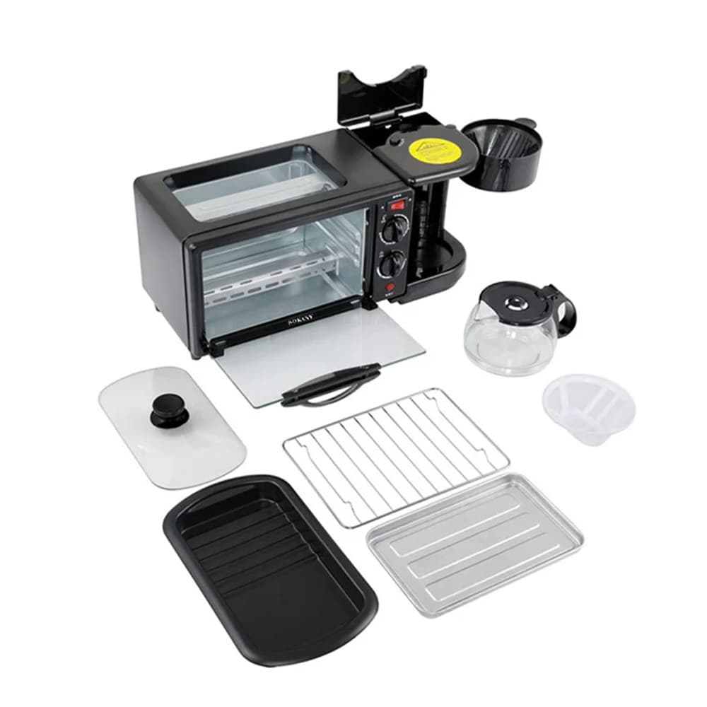 دستگاه صبحانه ساز 3 منظوره Youpin Multifunctional Three In One 1250 W — تصویر ۵