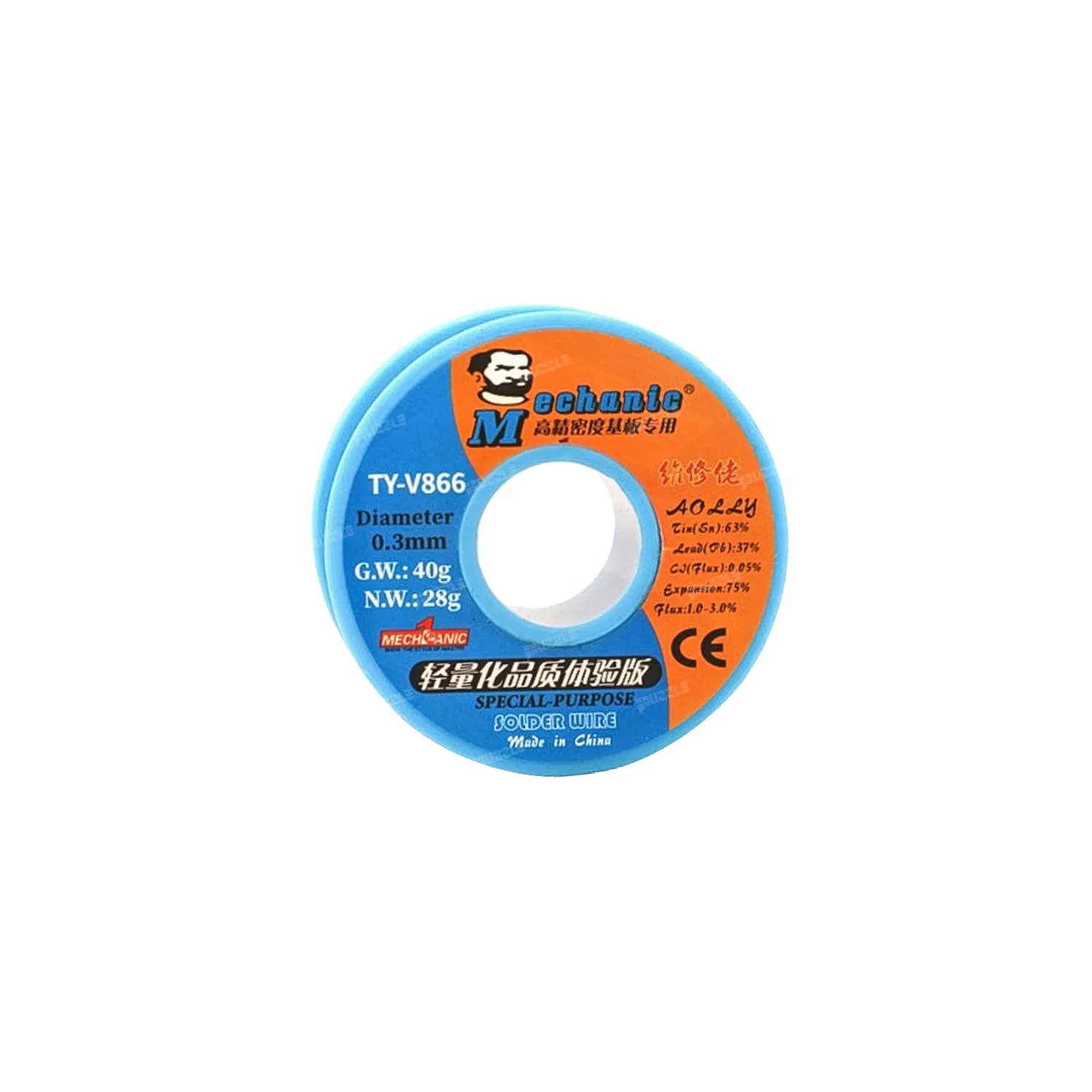 سیم لحیم 0.3mm مکانیک مدل MECHANIC TY-V866