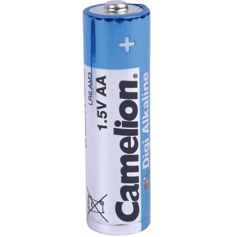 باتری قلمی Camelion Digi Alkaline LR6 AM3 1.5V AA بسته 12 عددی — تصویر ۴