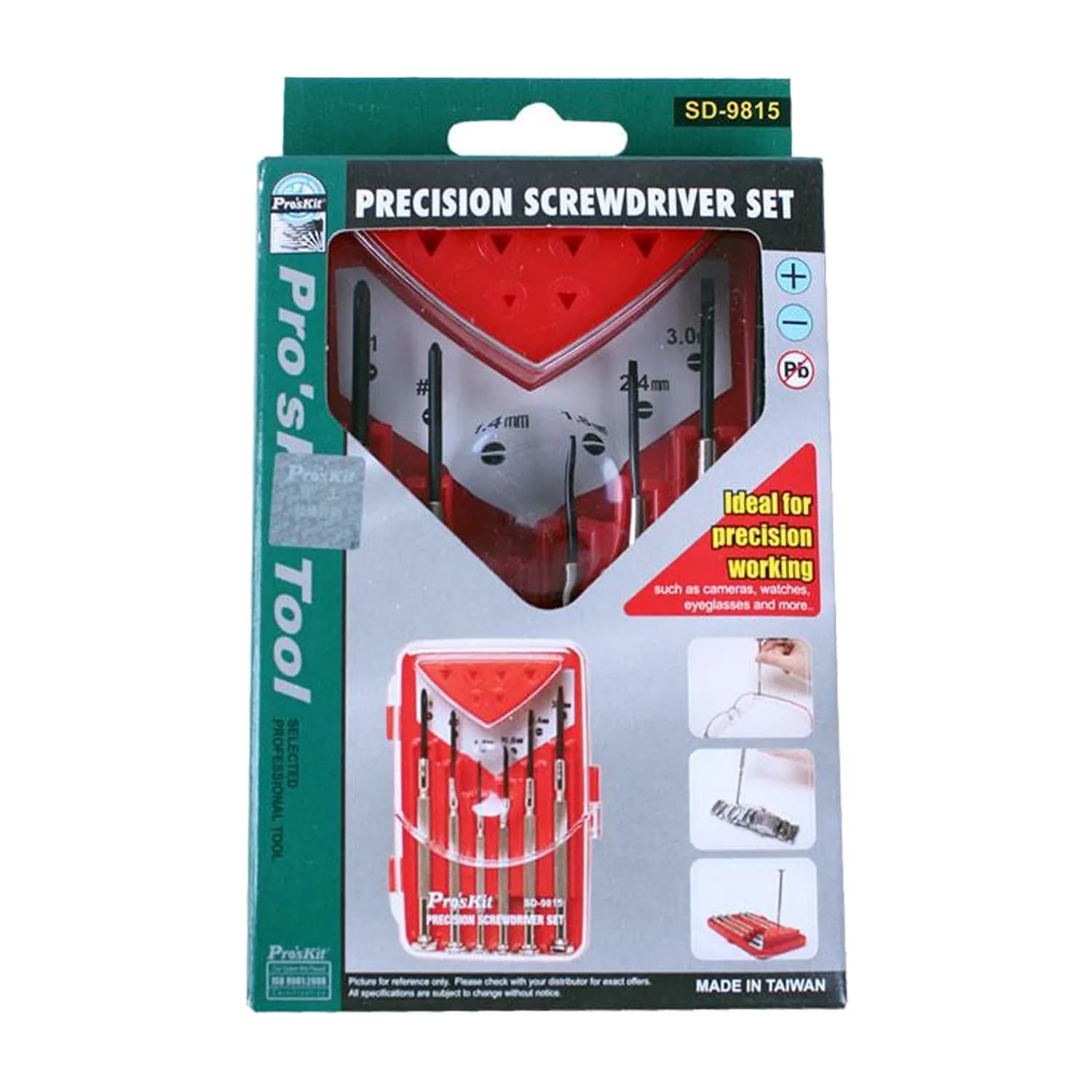 ست پیچ گوشتی ساعتی پروسکیت مدل Pro’sKit SD-9815 — تصویر ۲