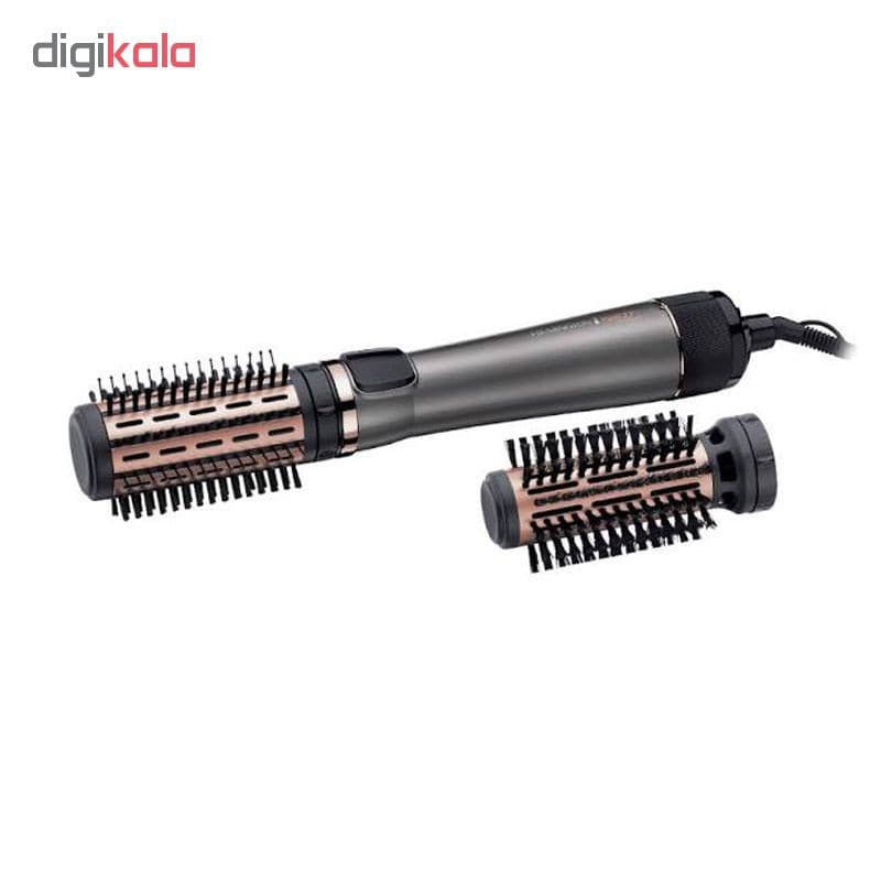 سشوار برسدار چرخشی 1000 وات رمینگتون مدل AS8810، موتور DC، وزن 800 گرم، المنت سرامیک، دارای سری متمرکزکننده باریک با — تصویر ۴
