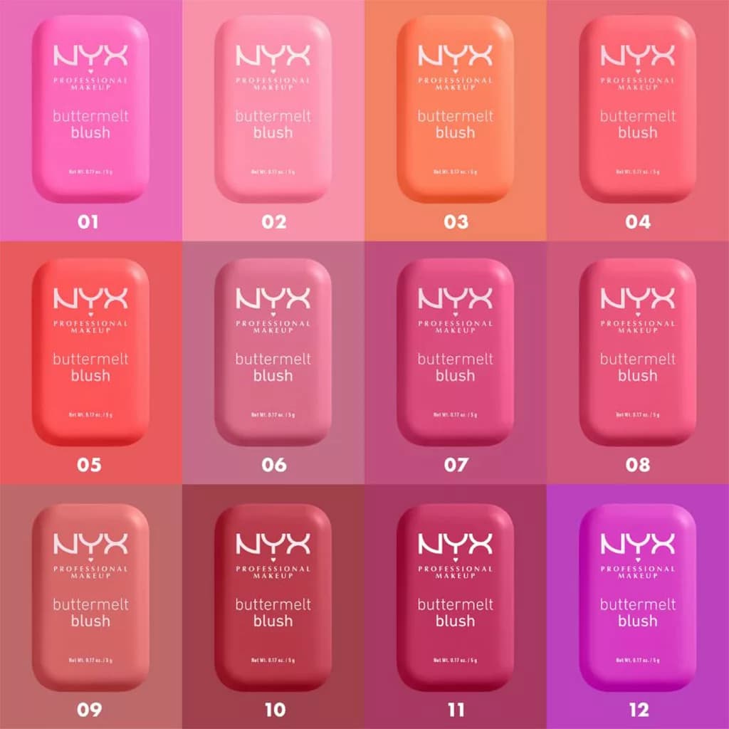 رژگونه پودری نیکس NYX مدل Buttermelt Blush رنگ 02 Butta Together — تصویر ۲