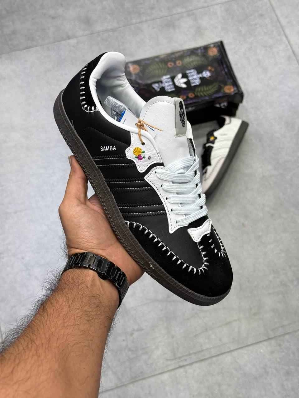 کتانی آدیداس سامبا استخونی 2025 Adidas sumba مشکی
