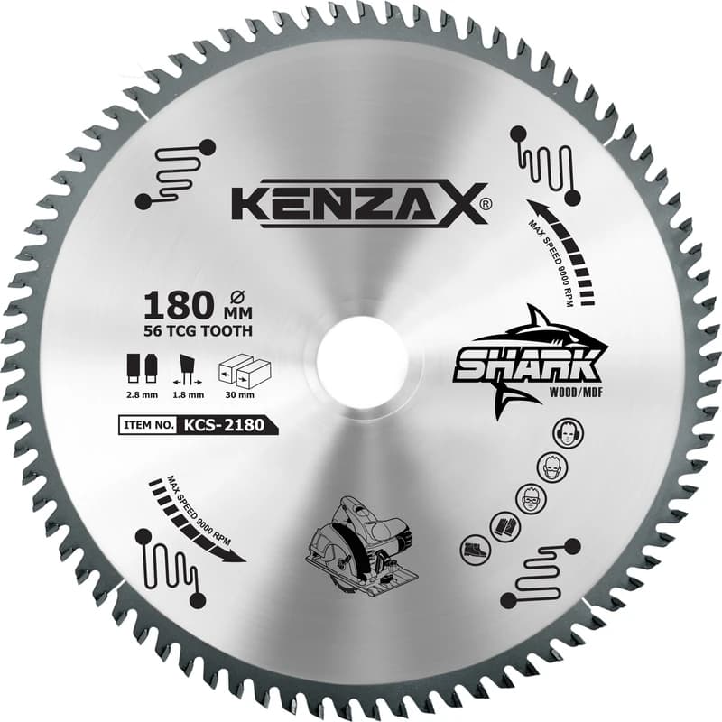 تیغ اره الماسه MDF بر 180 کنزاکس مدل KCS-2180
