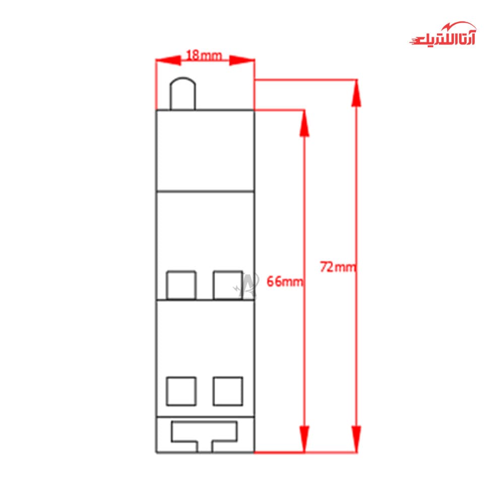 رله ضربه‌ای 2 پل 16 آمپر 24 ولت DC دستی و اتوماتیک JBH مدل 2NO کد RL21620D — تصویر ۲