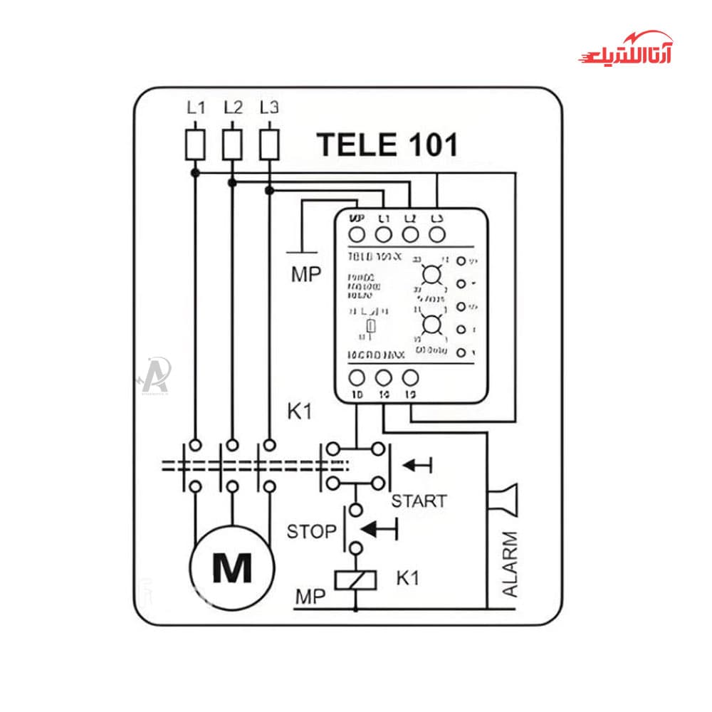 رله کنترل فاز تله دو پتانس میکرومکس مدل TELE-101MAX — تصویر ۲