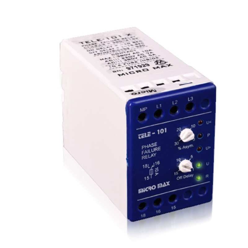 رله کنترل فاز تله دو پتانس میکرومکس مدل TELE-101MAX