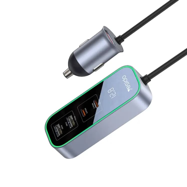 شارژر فندکی 97 وات یسیدو مدل YESIDO Y53 CAR CHARGER