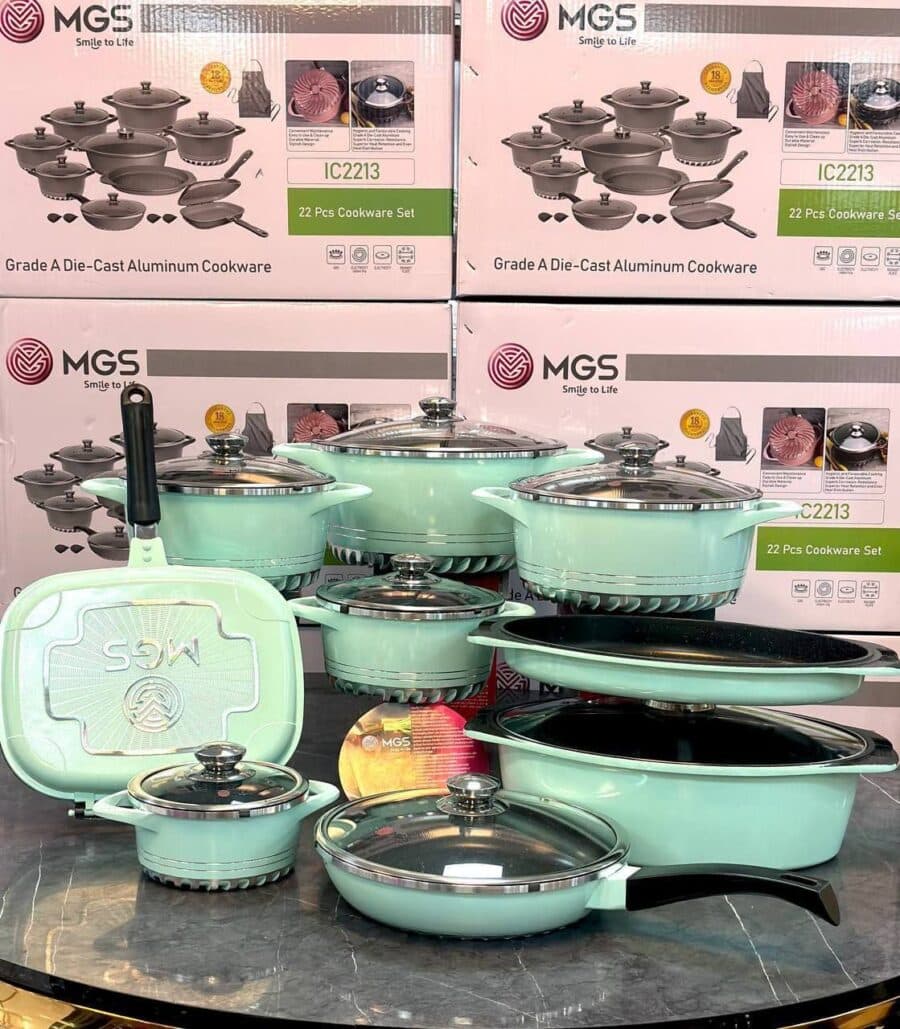 سرویس چدن MGS مدل ۲۰ پارچه کف رینگی