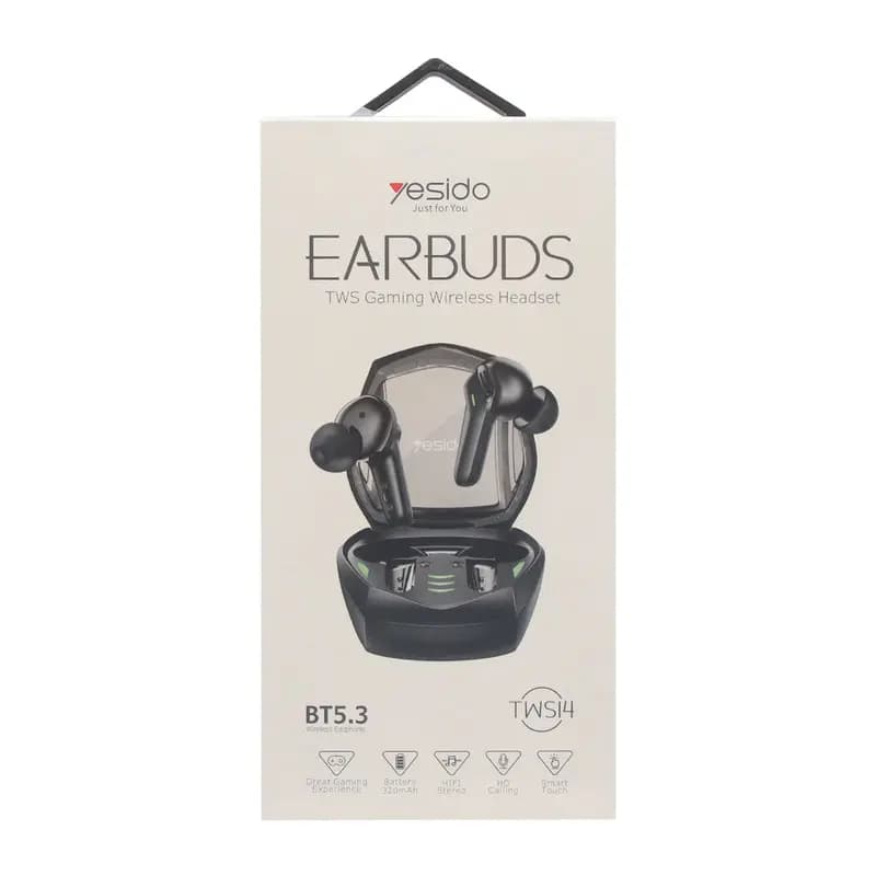 ایرپاد گیمینگ یسیدو مدل YESIDO TWS14 GAMING WIRELESS HEADSET — تصویر ۵