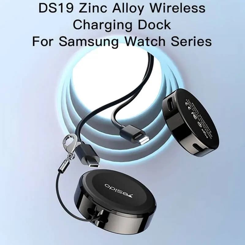 شارژر وایرلس ساعت گلکسی سامسونگ یسیدو مدل YESIDO DS19 WATCH CHARGER — تصویر ۴