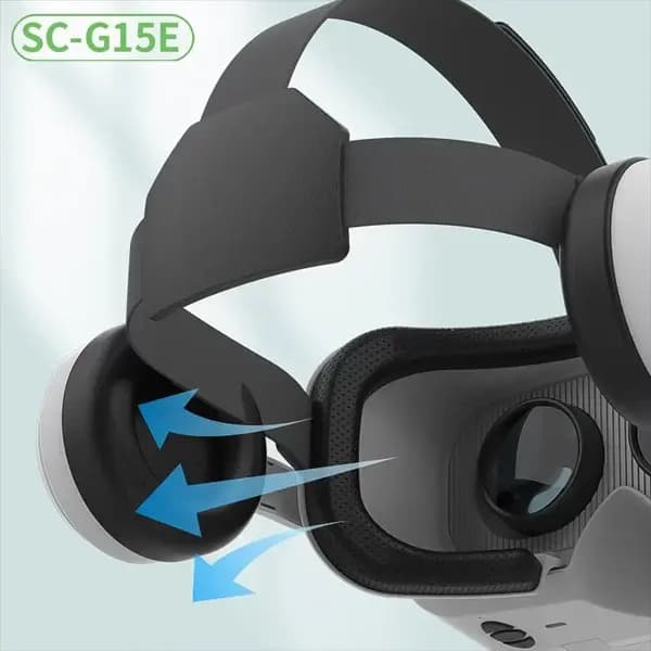 عینک واقعیت مجازی وی آر شاینکن دارای هدست مدل SHINECON VR SC-G15E — تصویر ۵
